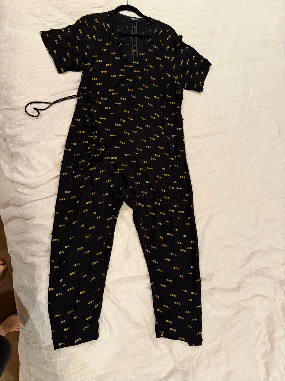Rachel Comey Black jumpsuit with Gold - Picture 3 of 8